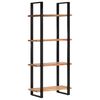 vidaXL 4-Tier Bookcase 80x40x180 cm Solid Acacia Wood