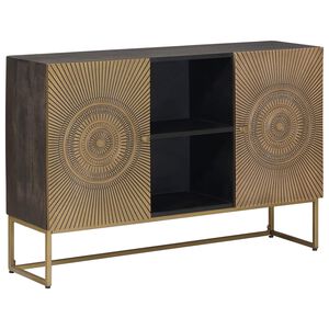 vidaXL Sideboard Brass 105 x 30 x 70 cm
