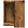 vidaXL Cat Litter Box Enclosure Old Wood 42x42x51 cm Engineered Wood