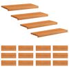 vidaXL Stair Treads 16 pcs 70 x 30 x 2 cm Light Brown Solid Beech Wood