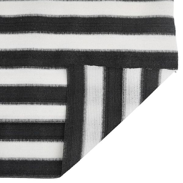 vidaXL Privacy Net Anthracite and White 1.2x25 m HDPE 75 g/m&sup2;