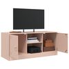 vidaXL TV Cabinet Pink 99x39x44 cm Steel