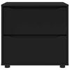 vidaXL Storage Cabinet Black 60 x 48 x 57 cm Engineered Wood