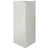 vidaXL Garden Planter Triangular 40x34,5x75 cm Stainless Steel