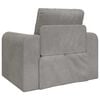 vidaXL Folding Sofa Bed Light Grey 98 x 71 x 83 cm Velvet