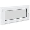 vidaXL Basement Window "RISOR" 100x50 cm Tilt&Turn DIN Left White