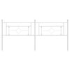 vidaXL Metal Headboard White 193 cm