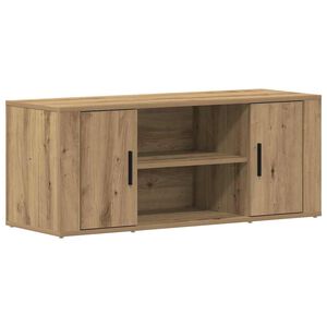 vidaXL TV Cabinet Artisan oak 100 x 35 x 40 cm Engineered wood