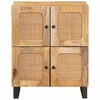 vidaXL Sideboard with Storage Brown 60 x 33.5 x 75 cm Solid Mango Wood