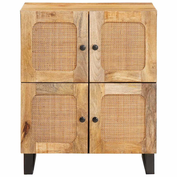 vidaXL Sideboard with Storage Brown 60 x 33.5 x 75 cm Solid Mango Wood