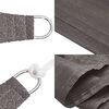 vidaXL Sunshade Sail 160 g/m² Anthracite 4.5x4.5 m HDPE
