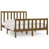 vidaXL Bed Frame without Mattress Honey Brown 140x200 cm Solid Wood