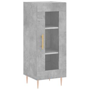 vidaXL Sideboard Concrete Grey 34.5x34x90 cm Engineered Wood