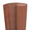 vidaXL Double-Sided Garden Fence 110x300 cm Brown