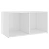 vidaXL 5 Piece TV Cabinet Set High Gloss White Engineered Wood