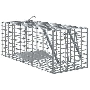 vidaXL Animal Trap Anthracite 31 x 13 x 12cm Steel