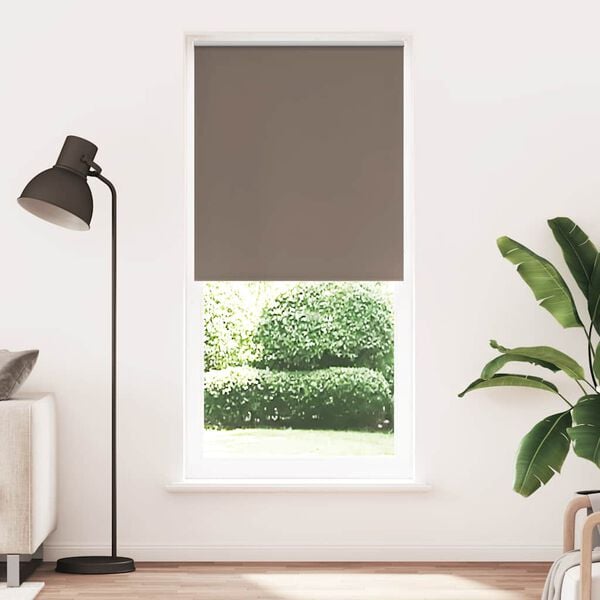 vidaXL Roller Blind Blackout 100 x 230 cm Coffee