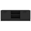 vidaXL TV Cabinet Black 102x35x36.5 cm Engineered Wood