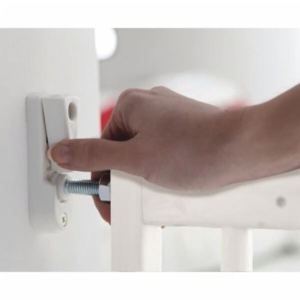 Mac Lean Baby Safety Fence 64-100 cm Wood White