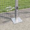 vidaXL Fence Post Silver 50 x 1.2 m (19 x 19 mm mesh) Steel