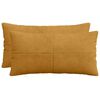 vidaXL Cushion Cover 2 pcs ALMELO Yellow 40 x 80 cm Corduroy