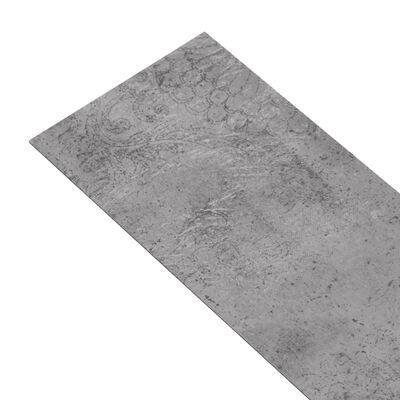 vidaXL Self-adhesive PVC Flooring Planks 5.21 m? 2 mm Cement Brown