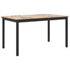vidaXL Dining Table Natural 150 x 90 x 75 cm Solid Pine Wood