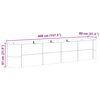 vidaXL Raised Bed Brown 400 x 80 x 81 cm Steel