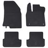 vidaXL Car Mat 4 pcs Black suitable for SANDERO 2020- Rubber