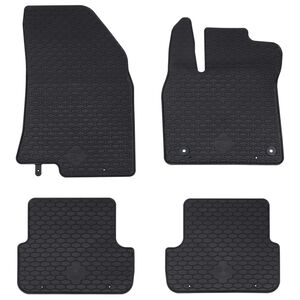 vidaXL Car Mat 4 pcs Black suitable for SANDERO 2020- Rubber