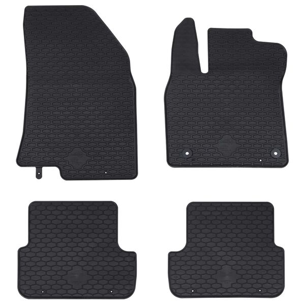 vidaXL Car Mat 4 pcs Black suitable for SANDERO 2020- Rubber