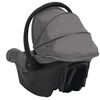 vidaXL Baby Car Seat Light Grey 42x65x57 cm