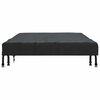 vidaXL Table Cover Plain Black 102 x 222 x 15 cm Fabric