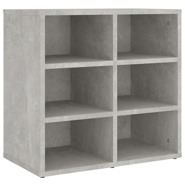 vidaXL Shoe Cabinet Concrete Grey 52.5x30x50 cm