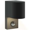vidaXL Outdoor Wall Lights 2 pcs Black 12 x 7 x 15 cm Stainless steel