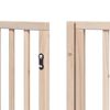 vidaXL Dog Gate with Door Foldable 10 Panels 800 cm Poplar Wood