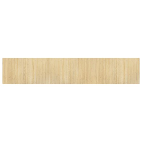 vidaXL Rug Rectangular Light Nature 60x300 cm Bamboo
