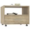 vidaXL Coffee Table Sonoma Oak 55x55x40 cm Engineered Wood