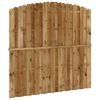vidaXL Hit and Miss Fence Panel Pinewood 180x