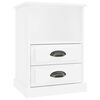 vidaXL Bedside Cabinets 2 pcs High Gloss White 43x36x60 cm