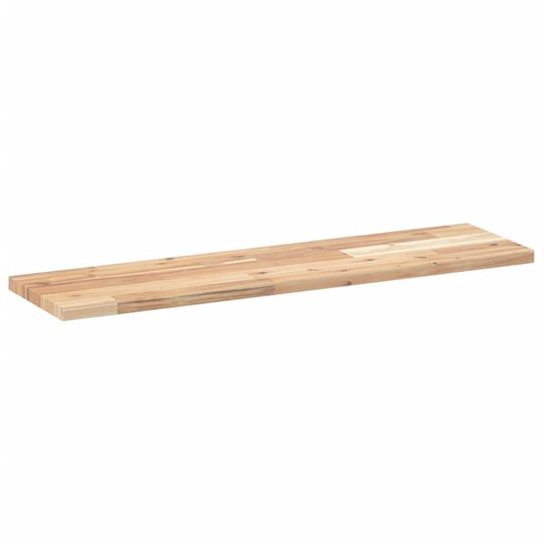 vidaXL Floating Shelves 4 pcs 80x20x2 cm Untreated Solid Wood Acacia