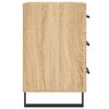 vidaXL Bedside Cabinet Sonoma Oak 40x40x66 cm Engineered Wood