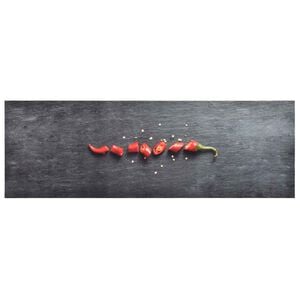 vidaXL Kitchen Carpet Washable Pepper 45x150 cm