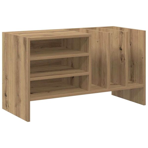 vidaXL Record Cabinet Artisan Oak 78.5 x 35 x 45 cm Engineered Wood