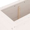 vidaXL Garden Raised Bed White 119.5x40x78 cm Solid Wood Pine