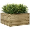 vidaXL Garden Planter 90x90x46 cm Impregnated Wood Pine