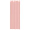 vidaXL Voile Curtains with Grommets 2 pcs Pink 140x260 cm