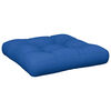 vidaXL Pallet Cushion Blue 58x58x10 cm Fabric