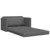 vidaXL Folding Sofa Bed Dark Grey 124 x 71 x 78 cm Fabric