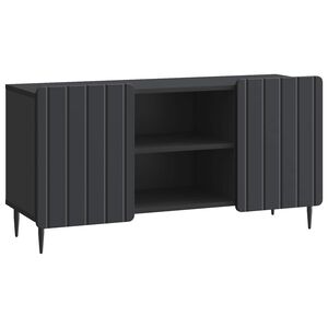 vidaXL TV Cabinet Black 102 x 34.5 x 52 cm Engineered Wood